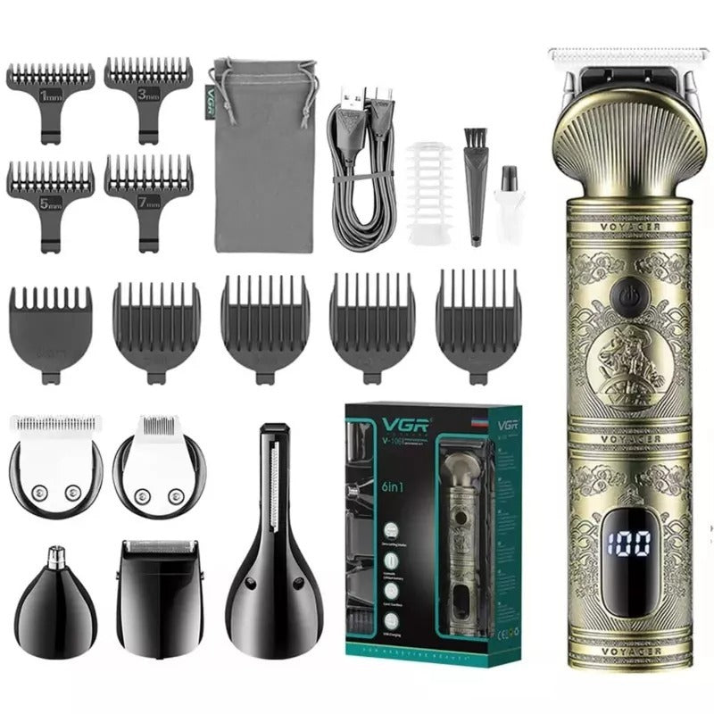 Maquina Afeitadora Eléctrica 6 En 1 Vgr