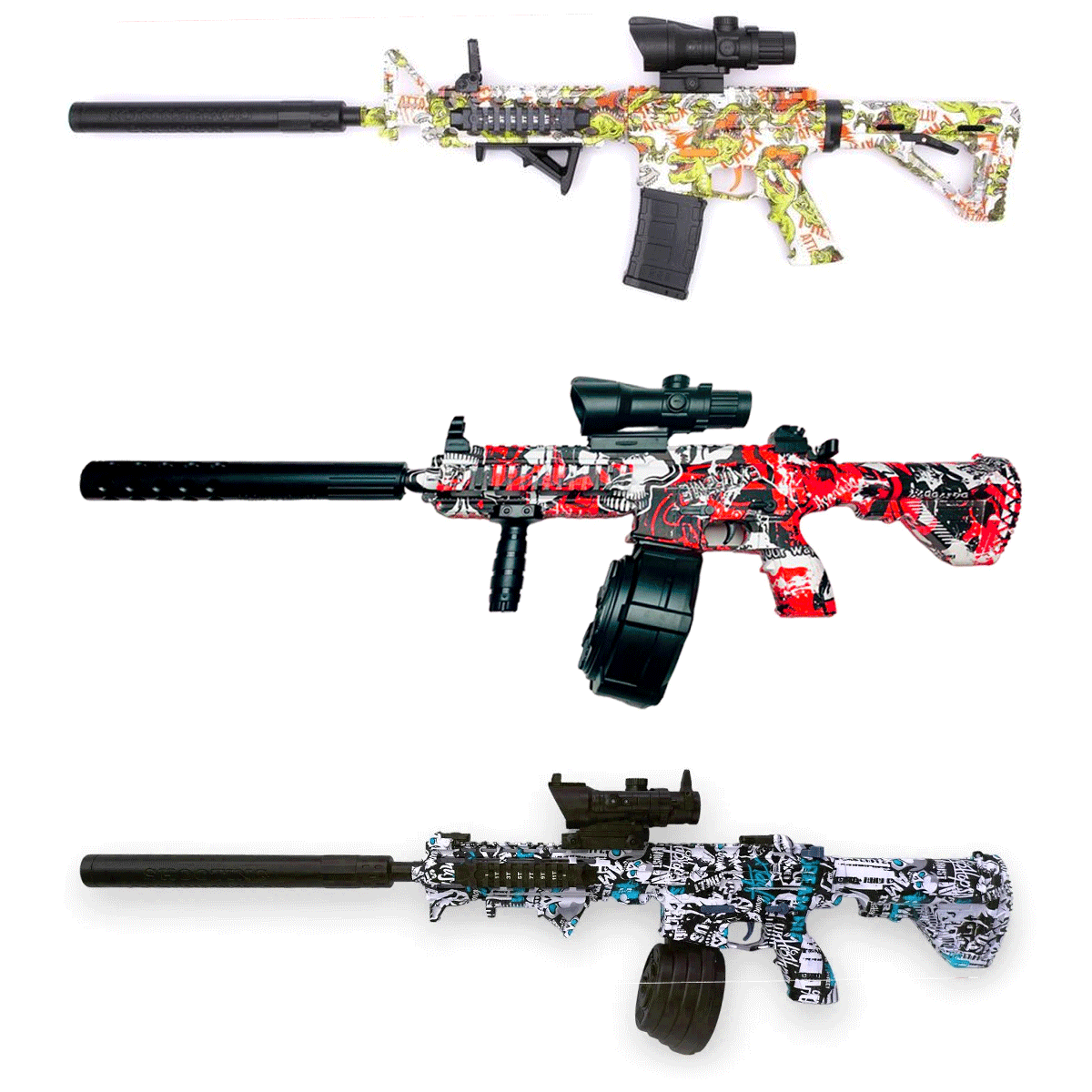 PISTOLA DE HIDROGEL M416